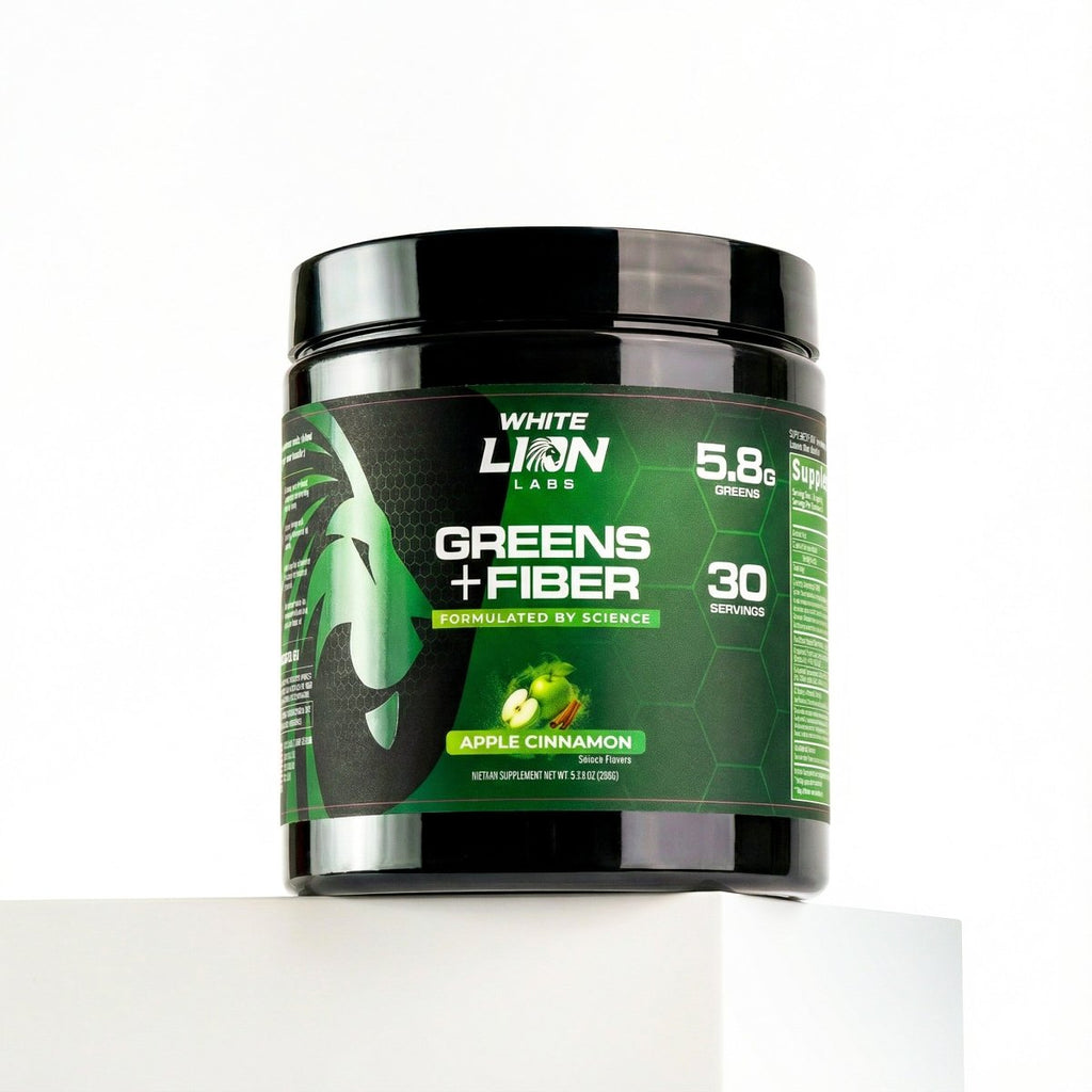 Apple Cinnamon Fiber Greens, Digestive Boost - White Lion Labs