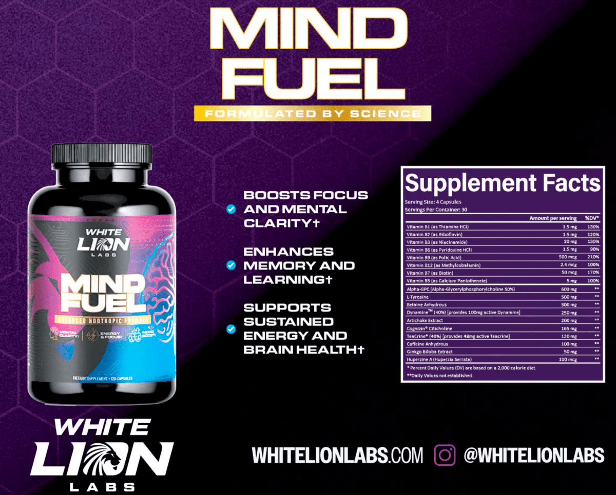MindFuel Nootropic Blend - White Lion Labs