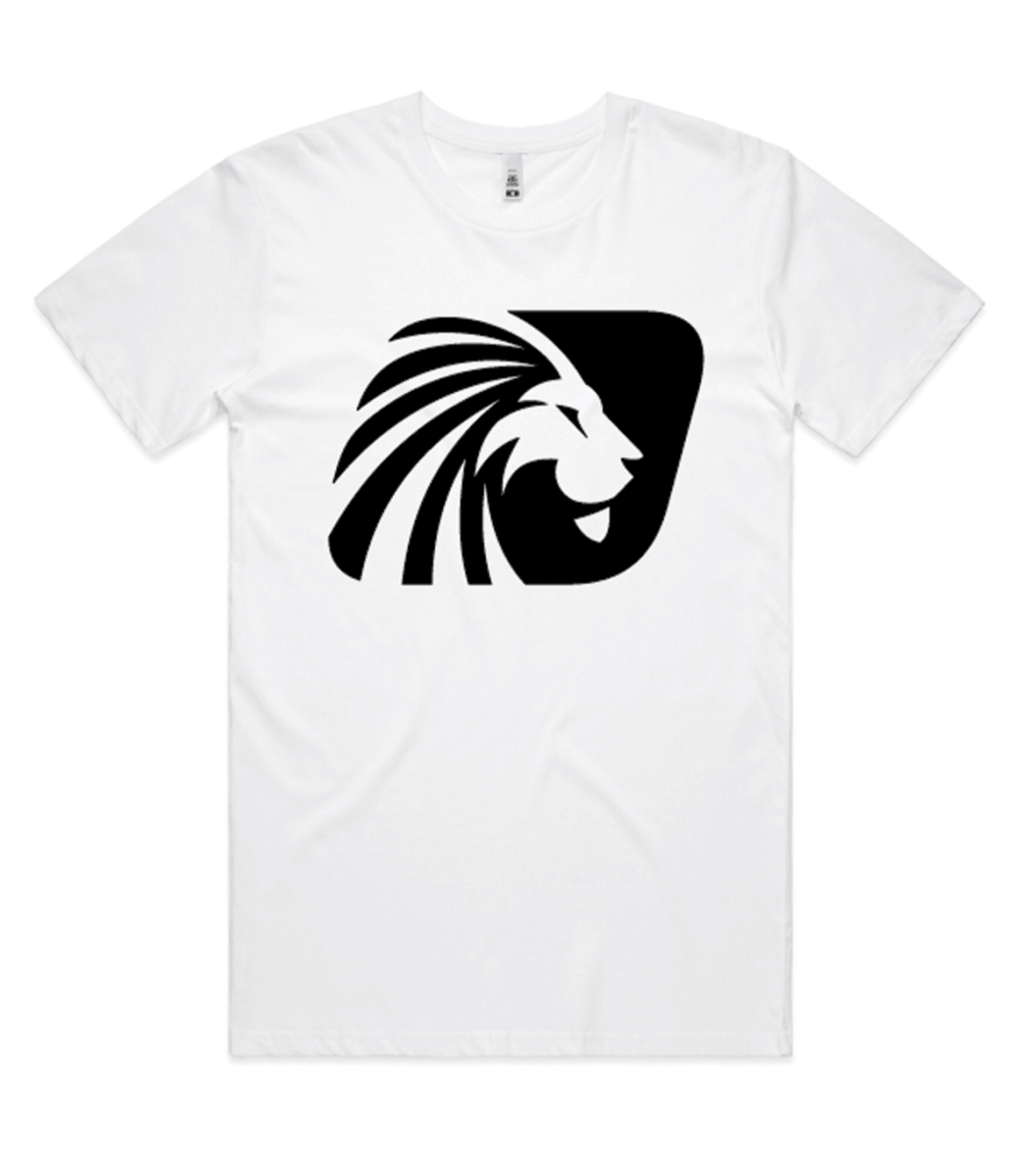White Lion Labs Signature Black Out Tee - White Lion Labs