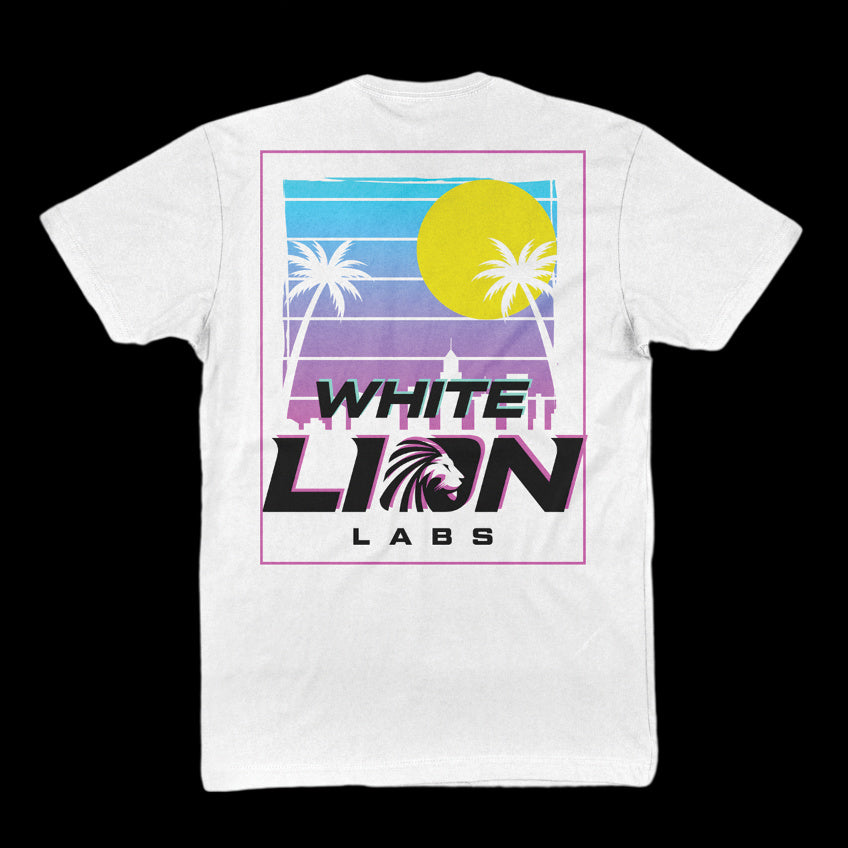 Limited Edition WHITE LION // MIAMI VICE T-Shirt